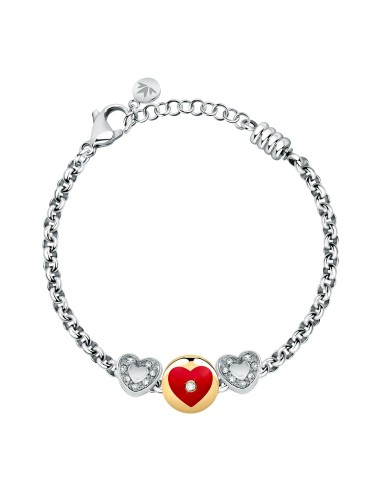 Bracciale MORELLATO donna Drops acciaio / cuore...