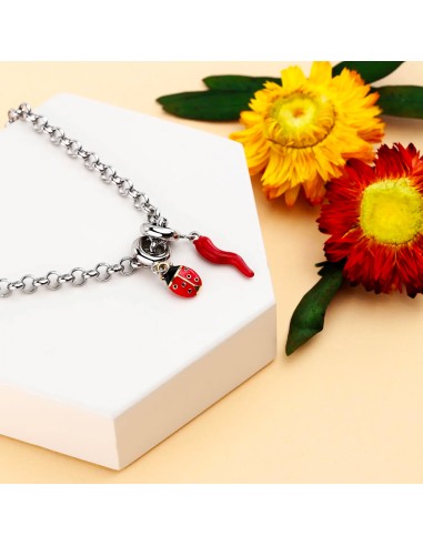 Collana MORELLATO donna Drops acciaio / porta...