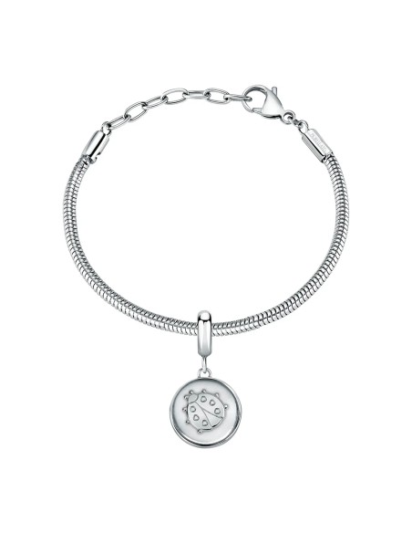 Bracciale MORELLATO donna Drops acciaio / coccinella