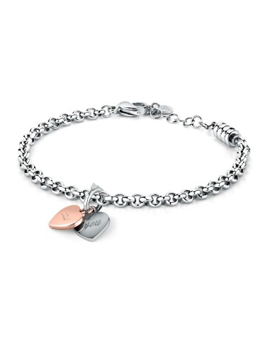 Bracciale MORELLATO donna Drops acciaio / you & me