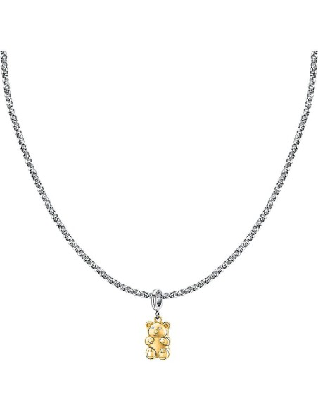 Collana MORELLATO donna Drops acciaio / orsetto dorato