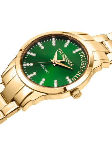 Orologio TRUSSARDI donna T-bent acciaio dorato...