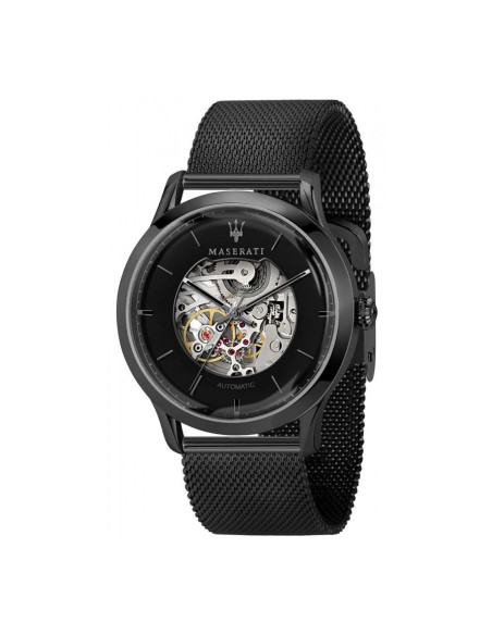 Orologio MASERATI uomo Ricordo Automatico acciaio mesh nero
