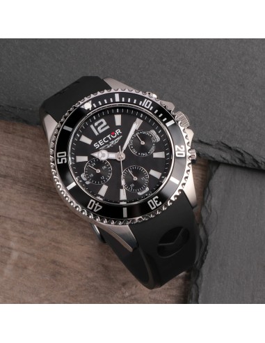 Orologio SECTOR uomo 230 multi funzione gomma nero