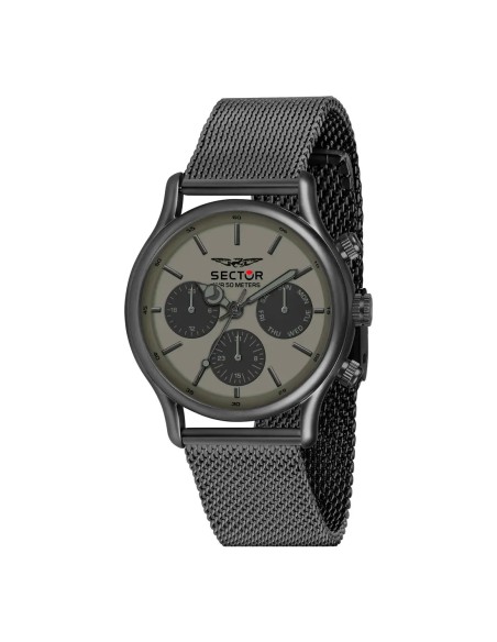 Orologio SECTOR uomo 660 multi funzione acciaio grigio / verde