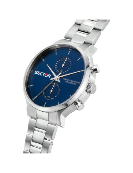 Orologio SECTOR uomo 370 multi funzione acciaio / blu
