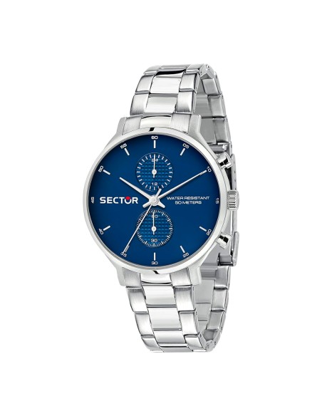 Orologio SECTOR uomo 370 multi funzione acciaio / blu