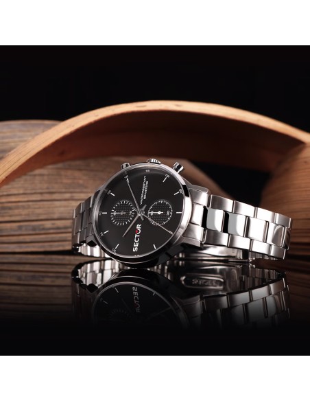 Orologio SECTOR uomo 370 multi funzione acciaio / nero