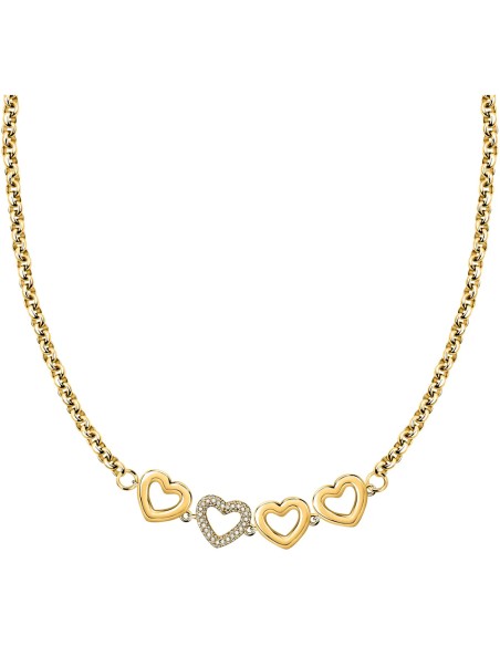 Collana MORELLATO donna Bagliori acciaio dorato / cuori