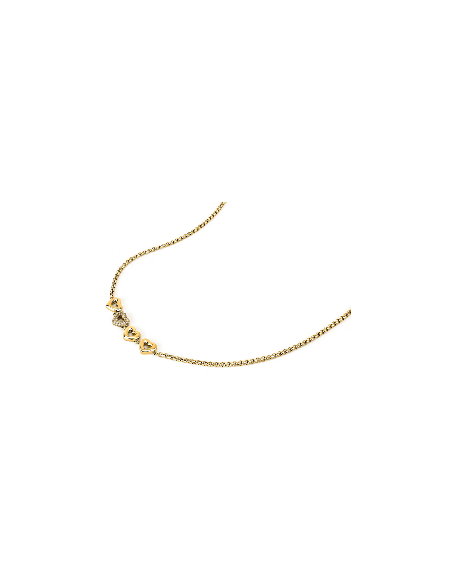 Collana MORELLATO donna Bagliori acciaio dorato / cuori