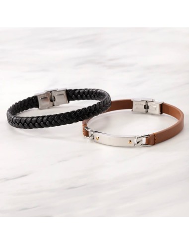 Bracciale  MORELLATO uomo Moody pelle marrone /...