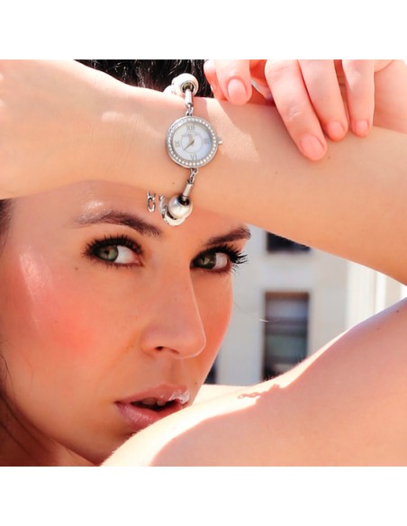 Orologio MORELLATO donna Drop acciaio snake / bianco