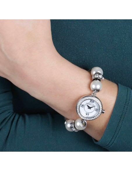 Orologio MORELLATO donna Drop acciaio snake / bianco