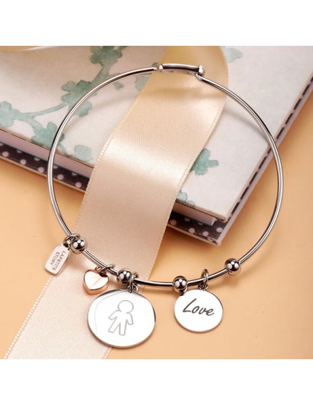 Bracciale LA PETITE STORY donna Bangle family / boy