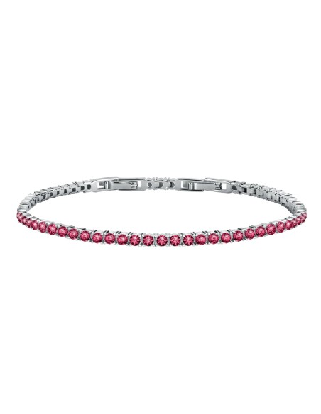 Bracciale MORELLATO donna Tesori rodiato / tennis rosso