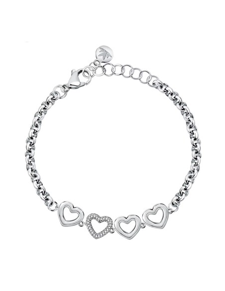 Bracciale MORELLATO donna Bagliori acciaio cuori / strass