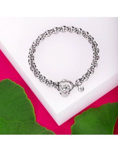 Bracciale MORELLATO Drops acciaio Love / cuore