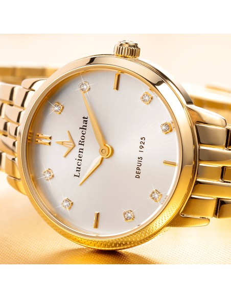 Lucien Rochat Charme – Orologio Donna Acciaio Oro Bianco (R0453115505)