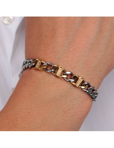 Bracciale MORELLATO uomo Diamonds acciaio e...