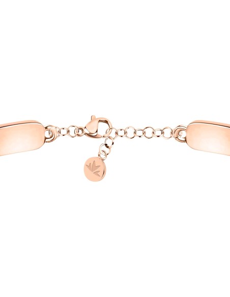 Bracciale MORELLATO donna Cerchi bangle acciaio oro rosa / cristalli