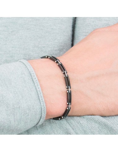 Bracciale MORELLATO uomo Alfa acciaio e acciaio...
