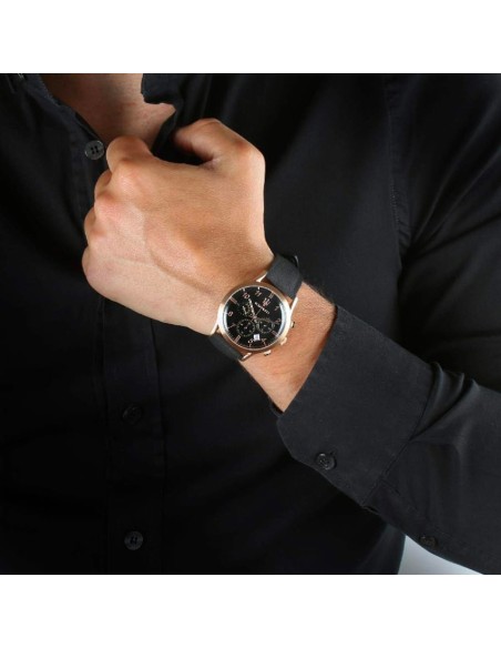 Maserati Ricordo – Orologio Uomo Nero e Oro Rosa (R8871625004)