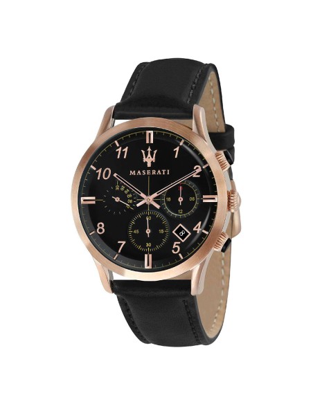 Maserati Ricordo – Orologio Uomo Nero e Oro Rosa (R8871625004)