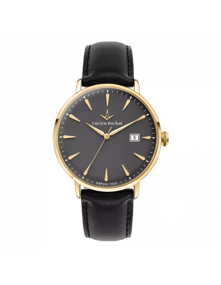 Lucien Rochat Garçon – Orologio Uomo Pelle Nero Oro (R0451120004)