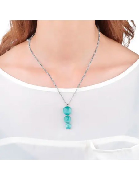 Collana MORELLATO donna Gemma argento 925 / verde acqua