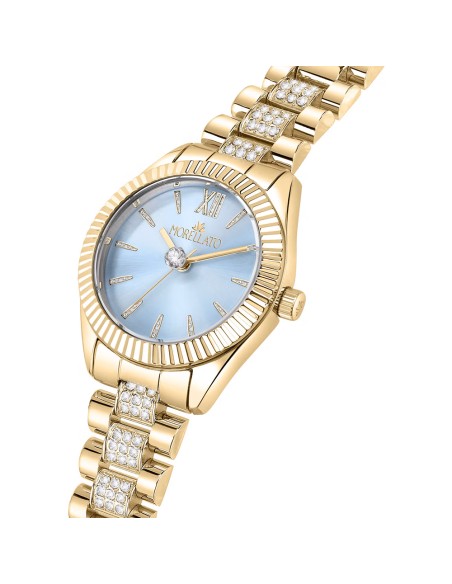 Orologio MORELLATO donna Magia acciaio dorato / azzurro