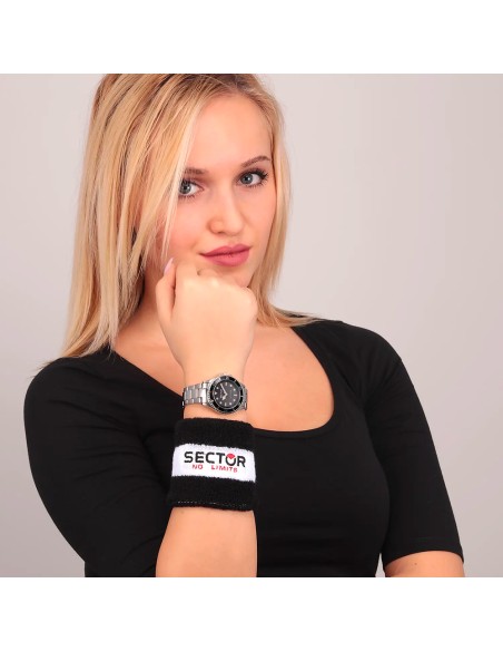 Orologio SECTOR donna 230 acciaio / nero - Special Box