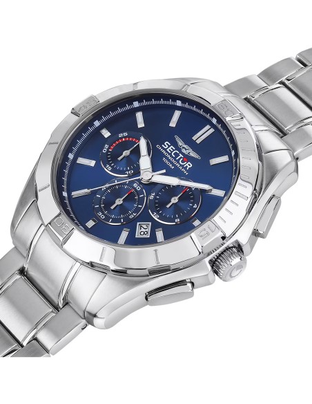 Orologio SECTOR uomo 790 cronografo acciaio / blu
