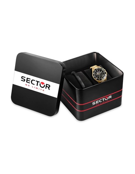 Orologio SECTOR uomo 230 cronografo acciaio dorato + braccialetto
