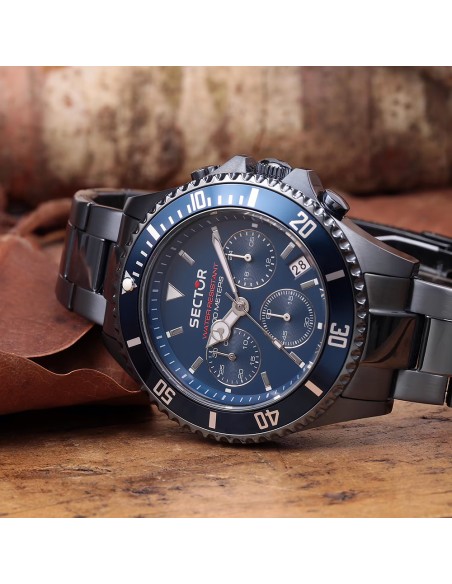 Orologio SECTOR uomo 230 cronografo acciaio blu