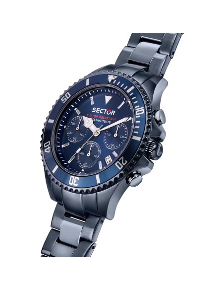 Orologio SECTOR uomo 230 cronografo acciaio blu