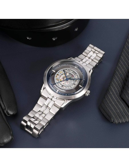 Orologio MASERATI uomo Ricordo Automatico acciaio / grigio