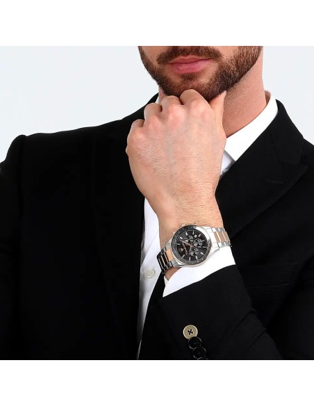 Orologio MASERATI uomo Sfida cronografo bicolore / grigio