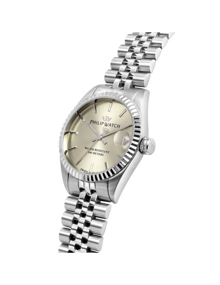 Orologio PHILIP WATCH donna Caribe datario acciaio / avorio