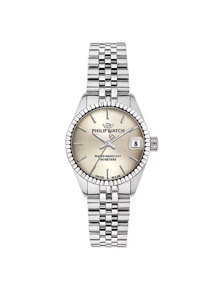 Orologio PHILIP WATCH donna Caribe datario acciaio / avorio