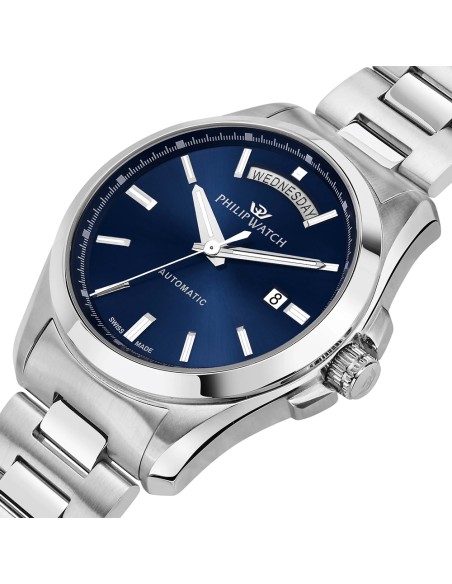 Philip Watch Amalfi – Orologio Automatico Uomo Blu Acciaio (R8223218005)