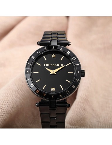 Trussardi T-Shiny – Orologio Donna Acciaio Nero...