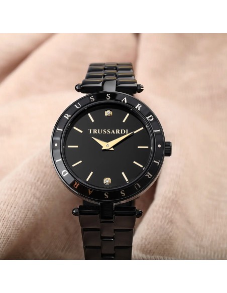 Trussardi T-Shiny – Orologio Donna Acciaio Nero (R2453145513)