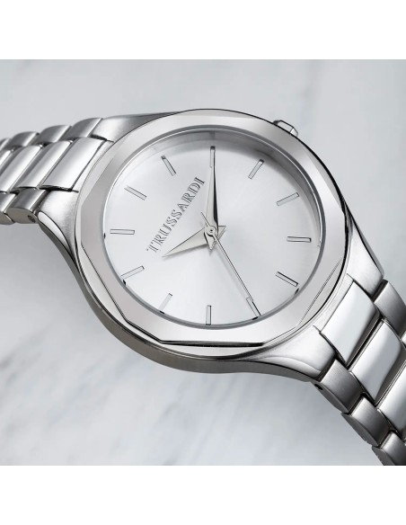 Orologio TRUSSARDI donna Brink tempo acciaio / silver