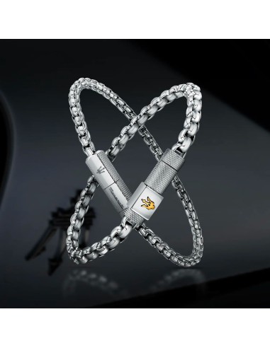 Bracciale MASERATI uomo Shiny acciaio