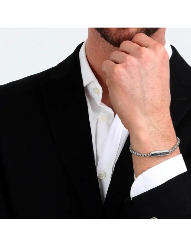 Bracciale MASERATI uomo Shiny acciaio