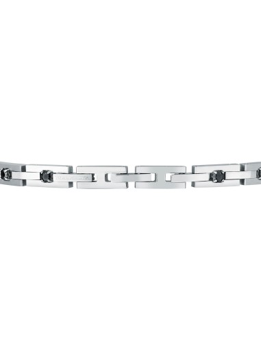 Bracciale MASERATI uomo Iconic acciaio /...