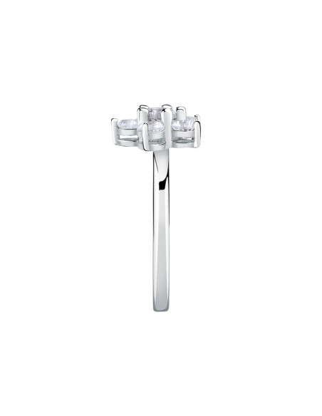 Anello MORELLATO Tesori fiore argento 925 / cristalli bianchi