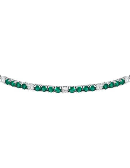 Bracciale MORELLATO donna Tesori argento / cristalli verdi