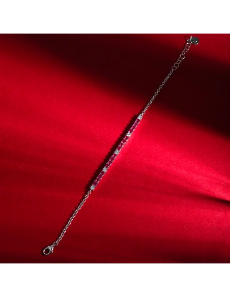 Bracciale MORELLATO donna Tesori argento / cristalli rossi
