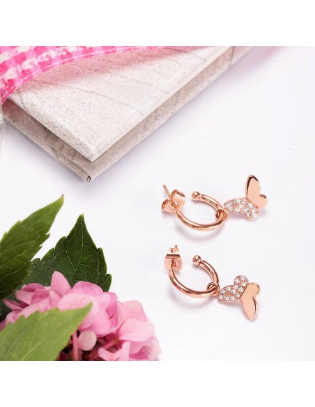 Orecchini MORELLATO donna Passioni oro rosa / farfalla